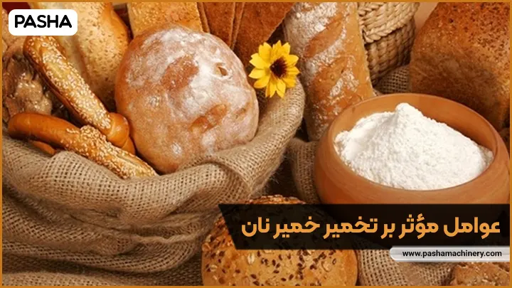 عوامل موثر بر تخمیر خمیر نان - ماشین سازی پاشا